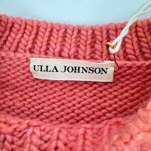 Handmade Calla Sweater in Pink -Peach color 100% extra fine merino wool